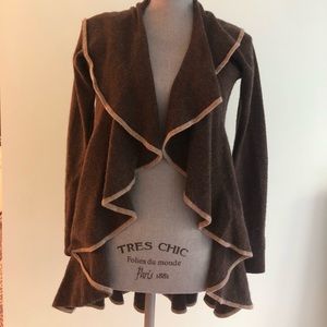 brown cashmere sweater